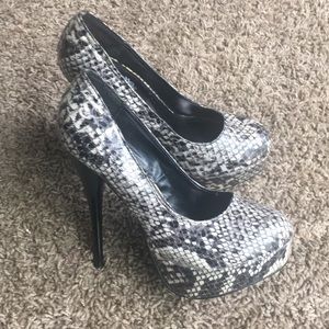 Snake skin heels!